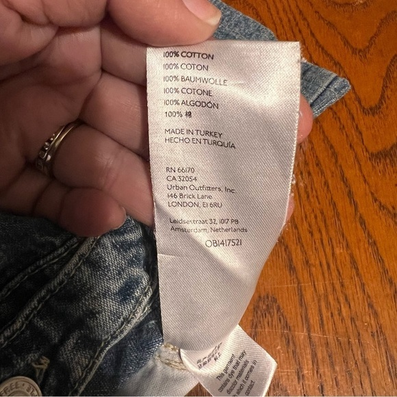 We The Free Luca Super Slouch High Waist Wide Leg Jeans Pleated Sz 24 Boho - Picture 10 of 15